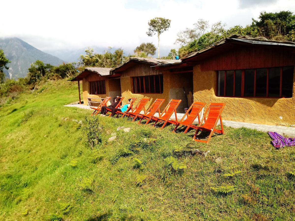 Llactapata Lodge overlooking Machu Picchu - camping - restaurant Salcantay Bagian luar foto