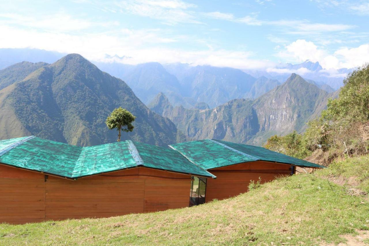 Llactapata Lodge overlooking Machu Picchu - camping - restaurant Salcantay Bagian luar foto