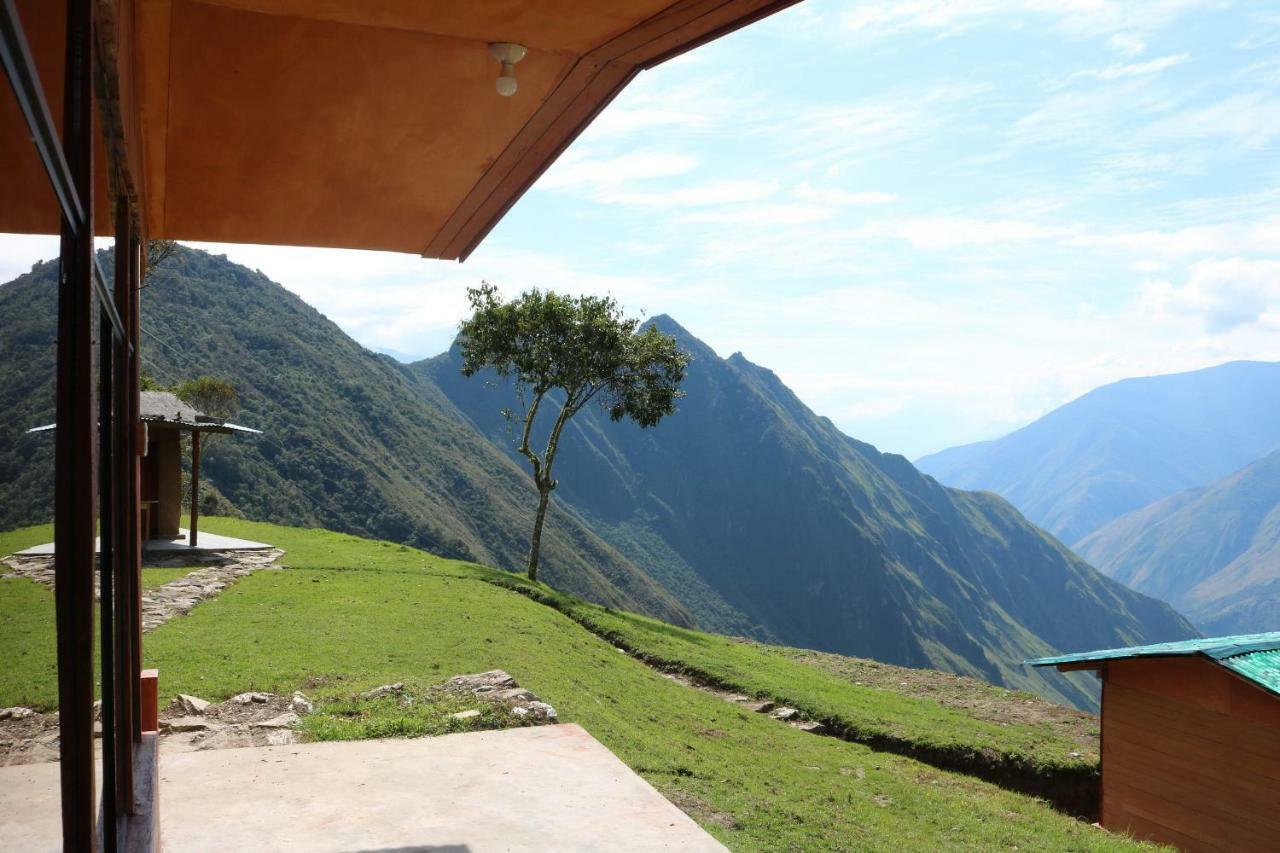 Llactapata Lodge overlooking Machu Picchu - camping - restaurant Salcantay Bagian luar foto