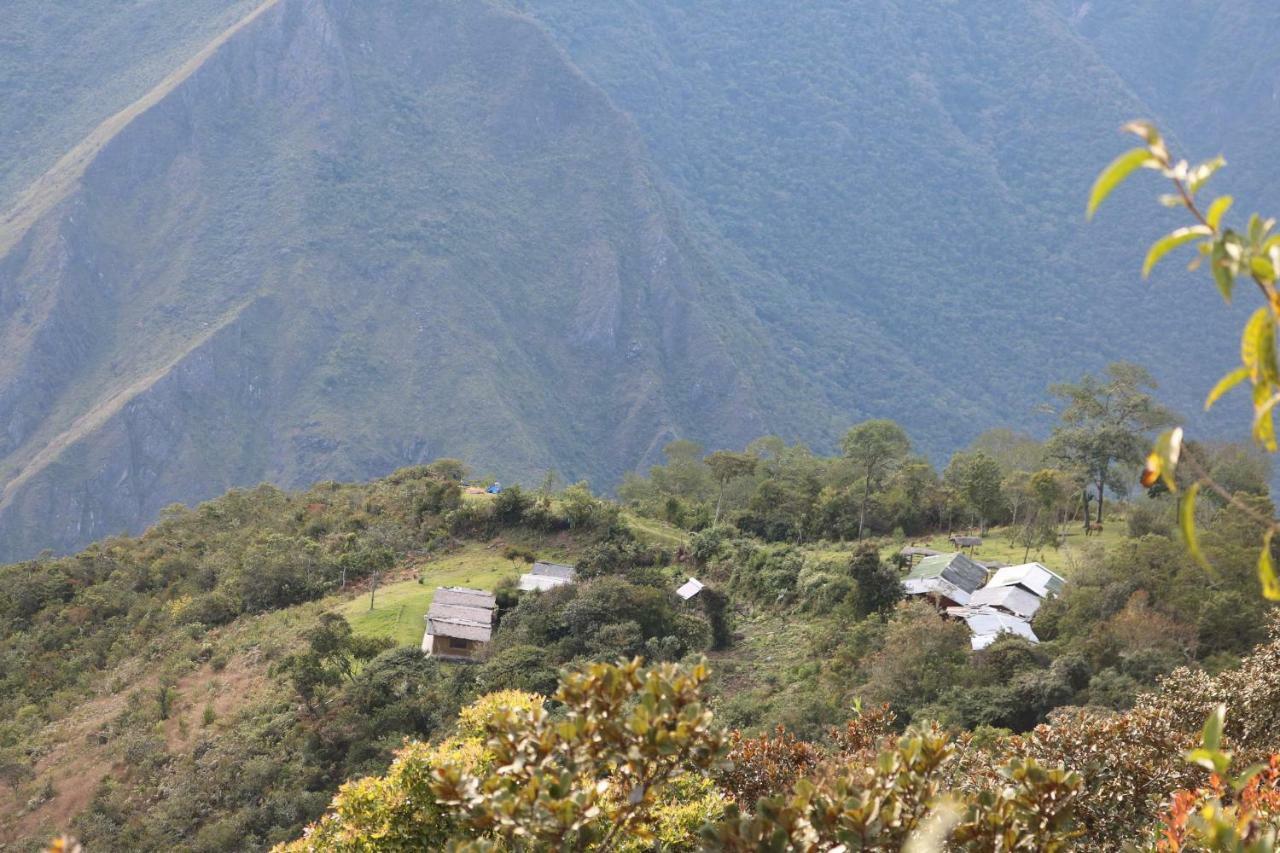 Llactapata Lodge overlooking Machu Picchu - camping - restaurant Salcantay Bagian luar foto