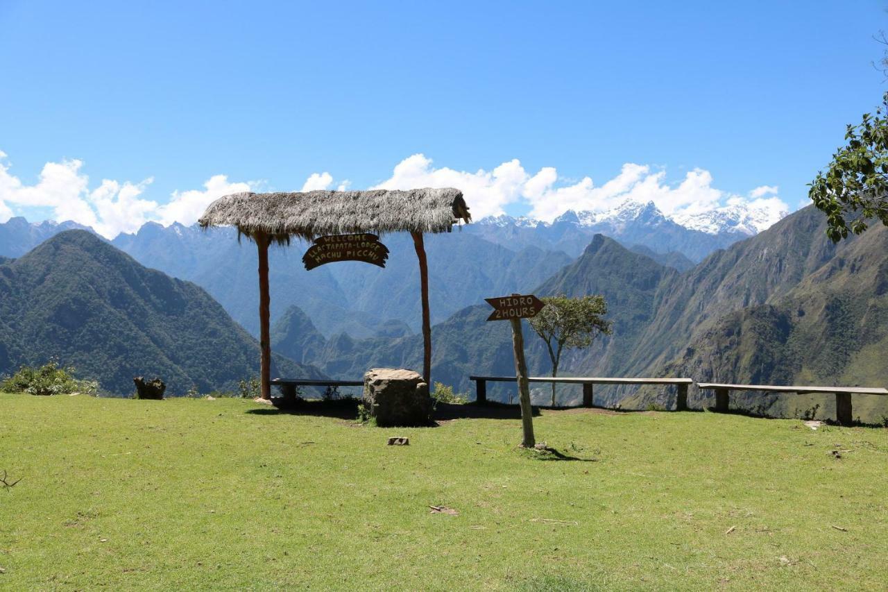 Llactapata Lodge overlooking Machu Picchu - camping - restaurant Salcantay Bagian luar foto