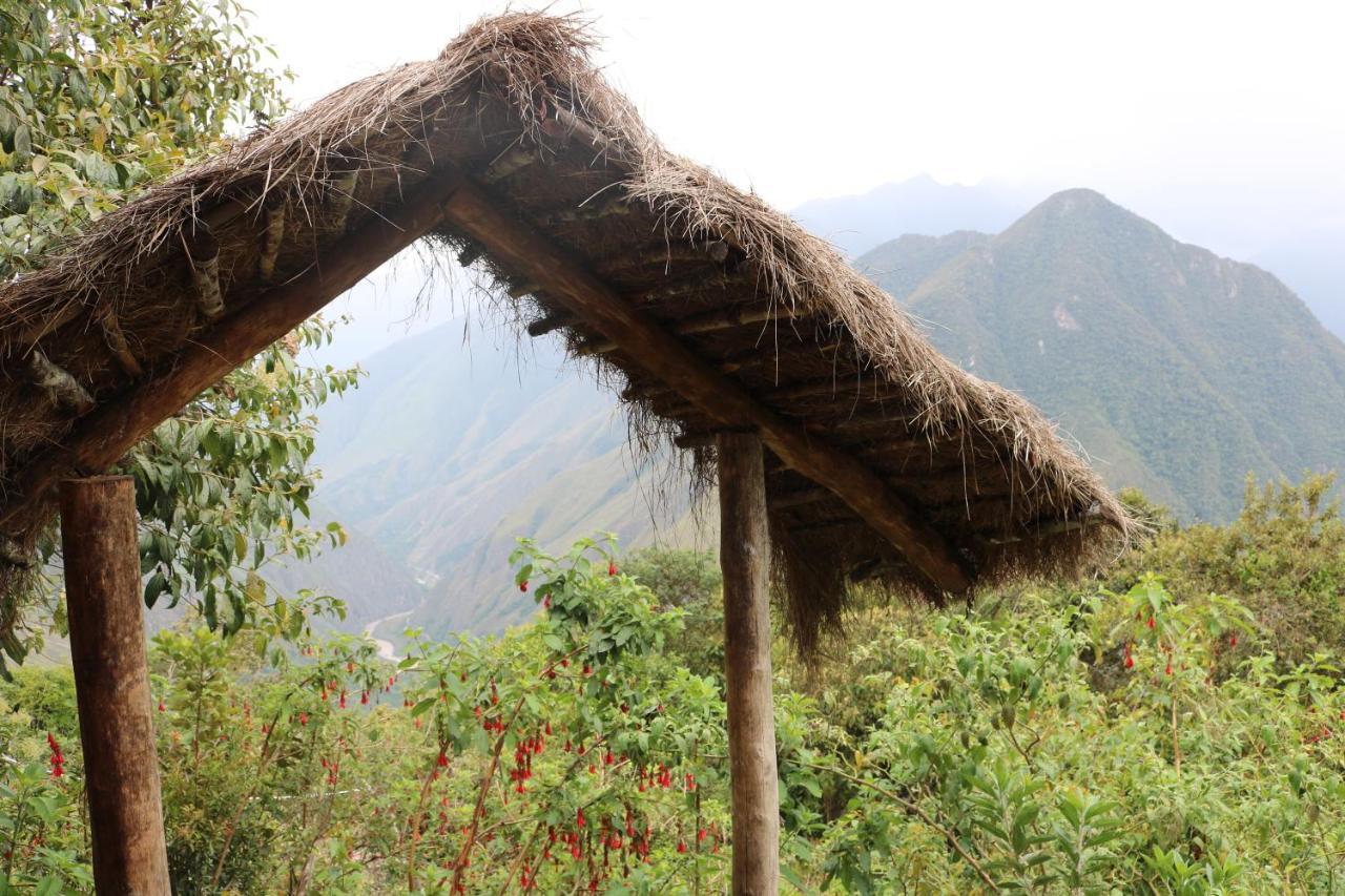 Llactapata Lodge overlooking Machu Picchu - camping - restaurant Salcantay Bagian luar foto