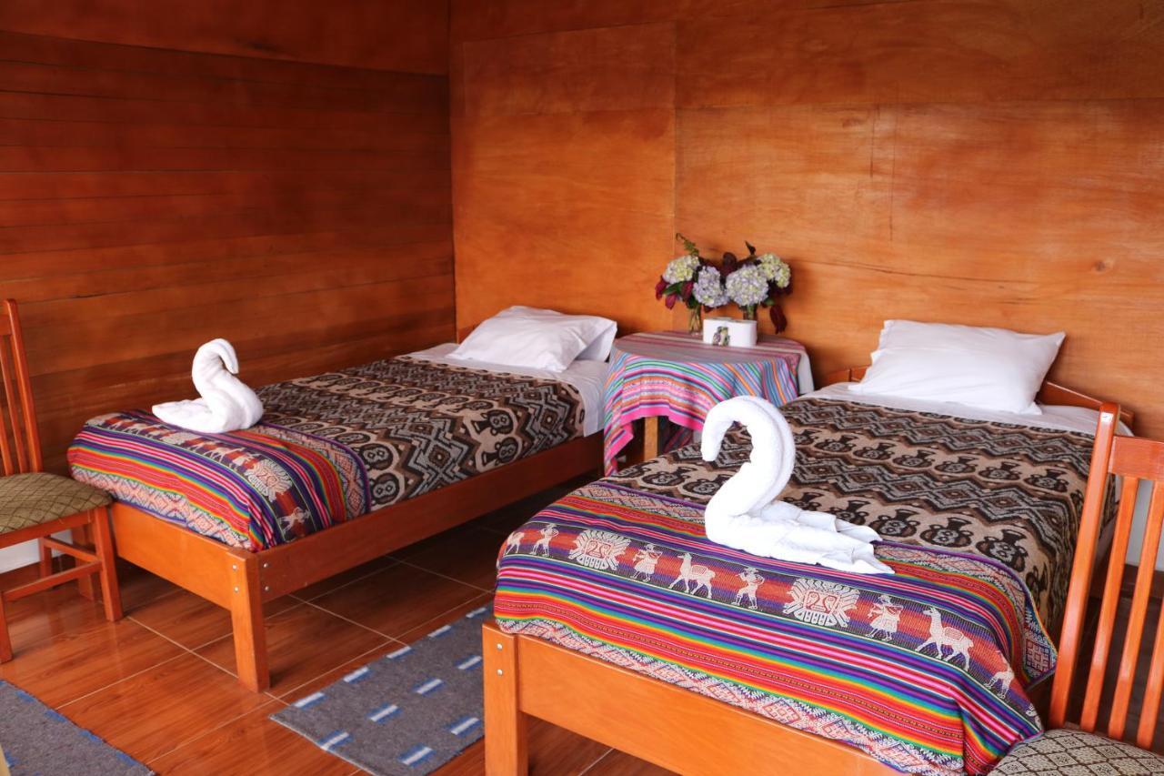 Llactapata Lodge overlooking Machu Picchu - camping - restaurant Salcantay Bagian luar foto