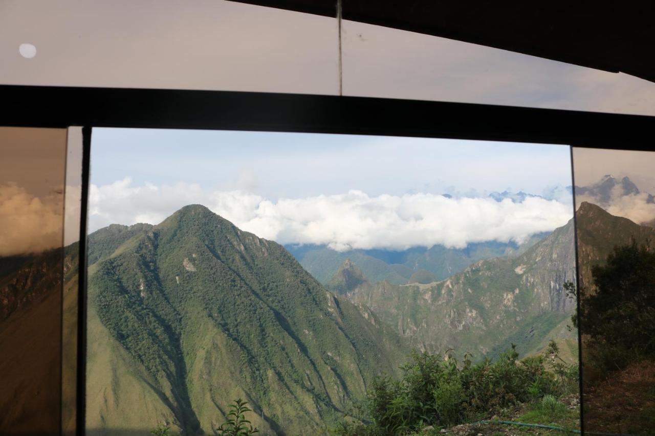 Llactapata Lodge overlooking Machu Picchu - camping - restaurant Salcantay Bagian luar foto